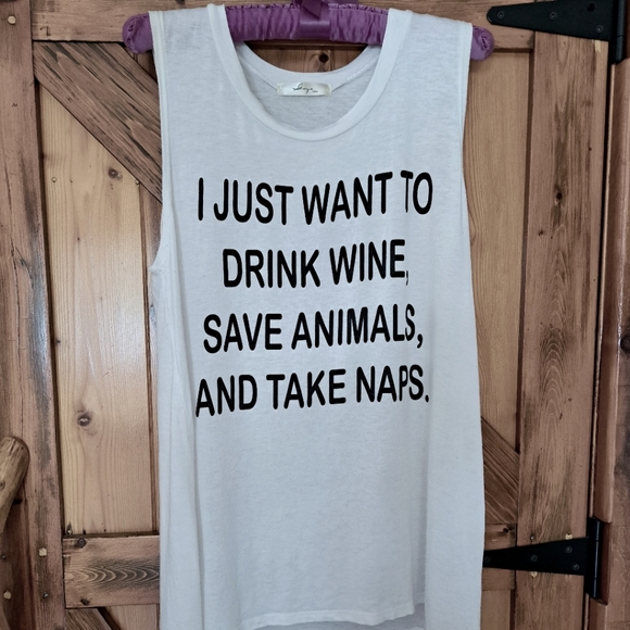 Tank with Text - Picture 2 of 5